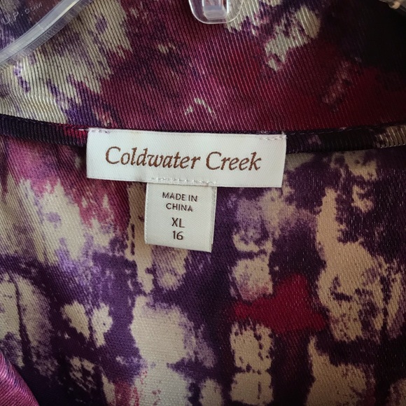 NFS - Cute Coldwater Creek Shell💜Purple/Berry/Silver XL - Picture 3 of 7